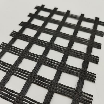 Refuerzo del sótano de la carretera de diseño chino Poliéster PET Geogrid/ PVC recubierto