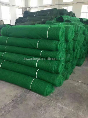Alfombra de control de erosión geomática 3D de plástico de 30 m de longitud y capacitación in situ