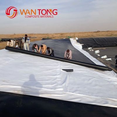 espesor 0,2-4 mm Geomembranas de HDPE para vertederos y estanques