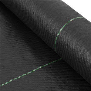 Duración personalizada 130GSM 170GSM Tejido de tejido PP negro Geotextil con certificado CE