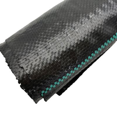 Duración personalizada 130GSM 170GSM Tejido de tejido PP negro Geotextil con certificado CE