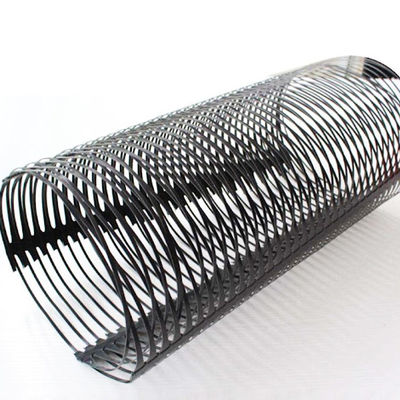 Geogrid uniaxial de plástico HDPE de 120KN para estabilización geosintética 50m longitud de rodillo