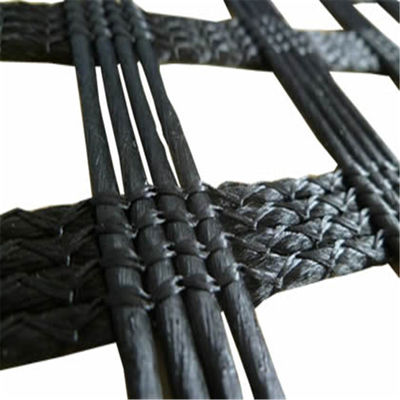 Estabilizador del suelo de carretera Grilla geográfica uniaxial 5 m Ancho 50KN/M Resistencia a la tracción Material duradero