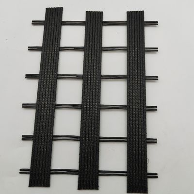 Estabilizador del suelo de carretera Grilla geográfica uniaxial 5 m Ancho 50KN/M Resistencia a la tracción Material duradero