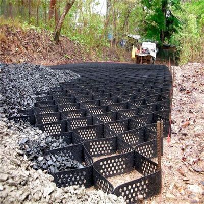 Control de erosión de geocell de 100 mm HDPE adecuado para varios ángulos y condiciones de pendiente