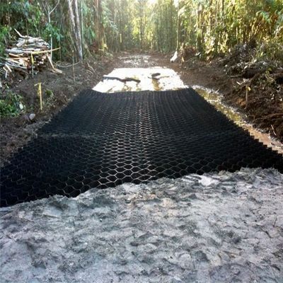 Control de erosión de geocell de 100 mm HDPE adecuado para varios ángulos y condiciones de pendiente