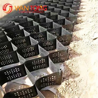 Geocell HDPE para construcción de carreteras con certificación CE ISO14001 y material virgen