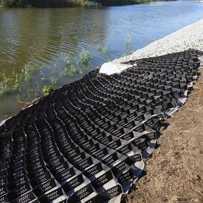 Noruega Geocella de HDPE para pared de contención 50mm-250mm Alturas CE ISO14001 ISO9001 Certificado