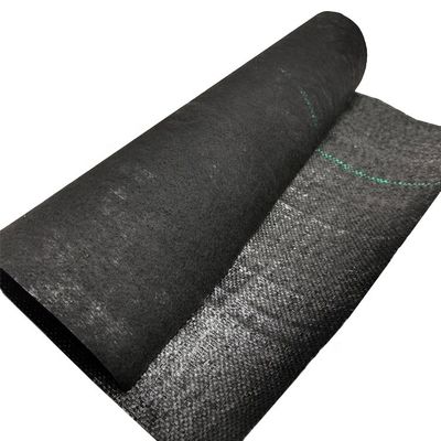 PP de alta resistencia a la tracción 70GSM-400GSM Geotextil tejido para control de malezas de jardín de arándanos
