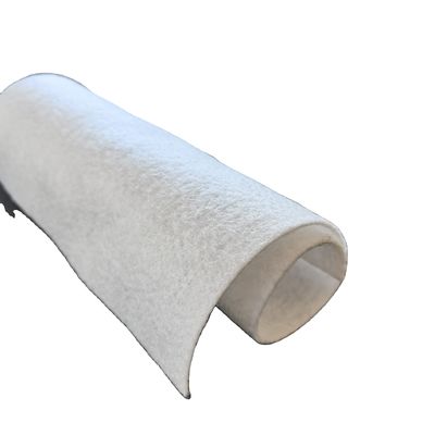 Aguja de mascota de fibra corta negra perforada Geotextil no tejido para refuerzo de filtración