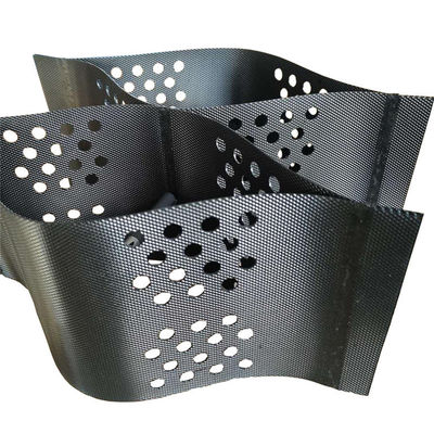 Geocéllos texturizados/perforados de HDPE para el refuerzo de paredes de contención