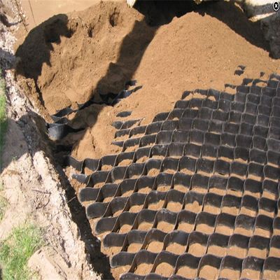 Geocéllos texturizados/perforados de HDPE para el refuerzo de paredes de contención
