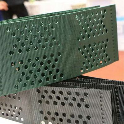 Construcción de carreteras y ferrocarriles Geocellas texturizadas de plástico perforado HDPE 75 mm/100 mm/150 mm