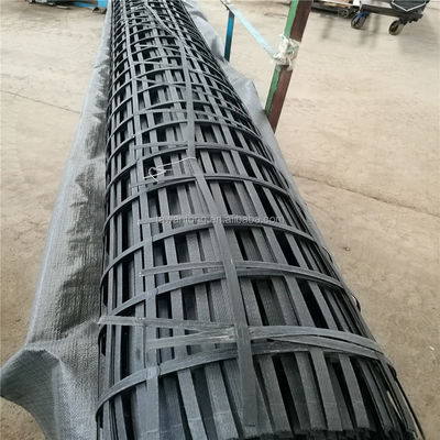 1-6m de ancho Alta resistencia a la tracción Soldadura biaxial de acero Compuesto de plástico Geogrid Hecho