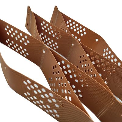 Diseño tradicional Geocell de plástico HDPE texturizado y perforado para la construcción de carreteras