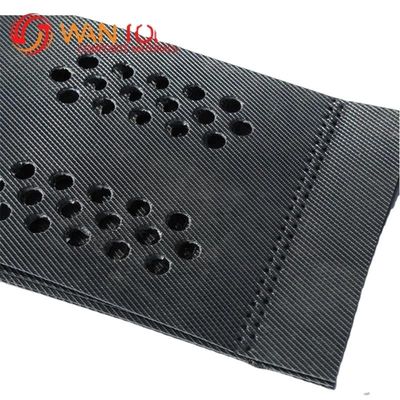 Diseño tradicional Geocell de plástico HDPE texturizado y perforado para la construcción de carreteras