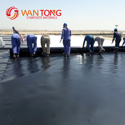 0.2-3.0mm espesor PVC LLDPE HDPE Geomembrana para el diseño chino estilo de pared vertical