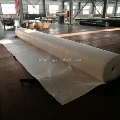 Poliéster gris con aguja de polipropileno perforado Geotextil no tejido para 100gm 1000gm