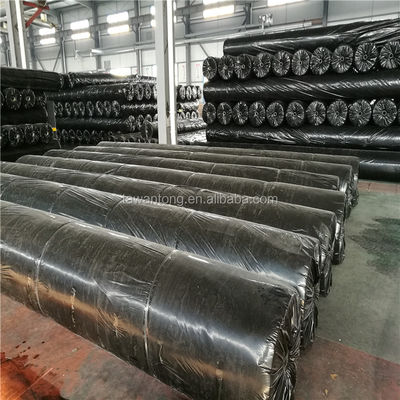 Poliéster gris con aguja de polipropileno perforado Geotextil no tejido para 100gm 1000gm