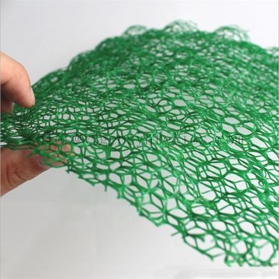 Alfombra de control de erosión geomática 3D para protección de paisajes o pendientes Alfombra verde