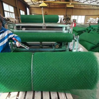 Alfombra de control de erosión geomática 3D para protección de paisajes o pendientes Alfombra verde