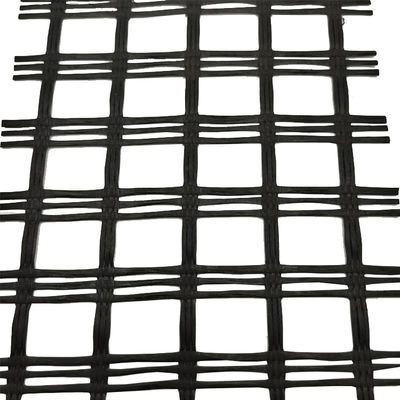 Geogrid de fibra de vidrio para el estilo de diseño chino Refuerzo de asfalto Instalación in situ