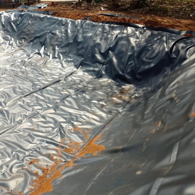 2m-8m de ancho HDPE Geomembrana de presa de revestimiento 0,75mm de espesor Muestra libre para el agua del estanque de peces
