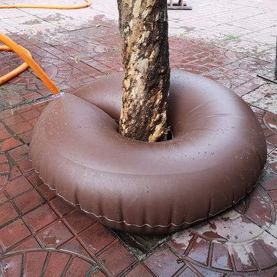Maximizar la salud de los árboles con PVC Bolsas redondas de riego de árboles Función Riego por goteo Trabajo