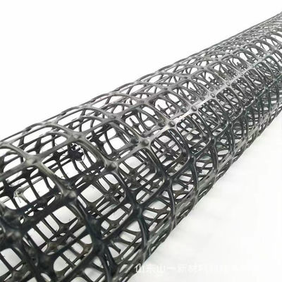 Geomalla 40kn Grid Mesh Biaxial PP Geogrid de plástico para solución de refuerzo de carreteras