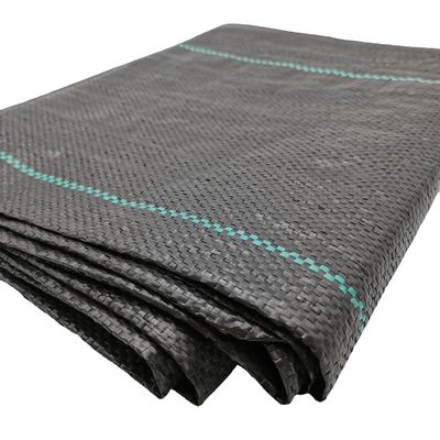 Tejido de control de malezas de geotextil de PP Tejido de paisaje para cubierta de suelo Ancho 1-6 m