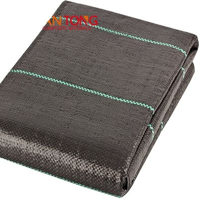 Tejido de control de malezas de geotextil de PP Tejido de paisaje para cubierta de suelo Ancho 1-6 m