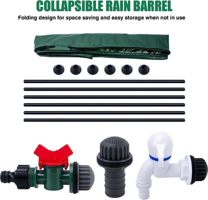 Távora de agua portátil plegable de lonas de PVC de 380L para la agricultura de granjas y jardines