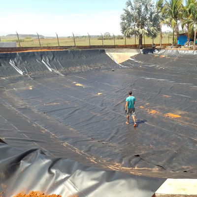 0Geomembrana de HDPE azul de 75 mm para estanques de camarones y piscifactoría a un costo asequible