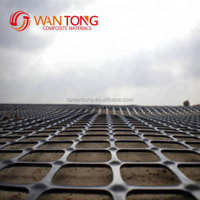 Geogrid biaxal PP compuesto certificado CE/ISO9001 para filtración en la construcción de carreteras