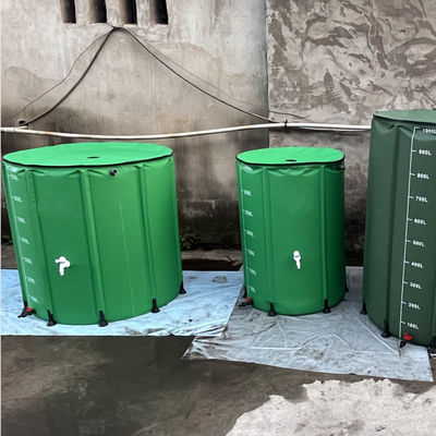 Recolector de agua de lluvia extraestable 100 gal almacenamiento portátil de agua para riego de jardín