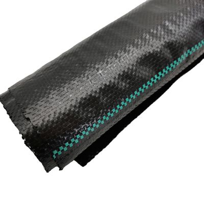 Alfombra de cobertura de suelo agrícola 100GSM PP alfombra de maleza tejida para control de malezas de barrera