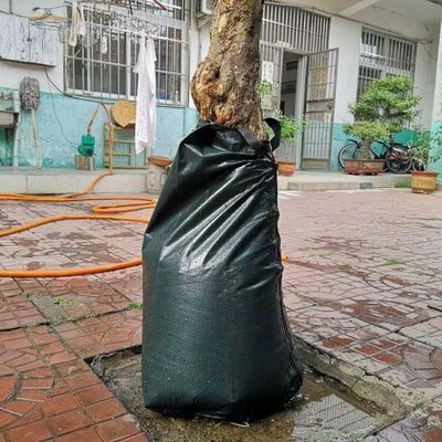 Sistema de riego por goteo en bolsas de riego de árboles Ahorro de agua y apoyo al desarrollo de las raíces