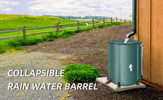 Barril de lluvia plegable de 250L La adición perfecta a su sistema de almacenamiento de agua del jardín