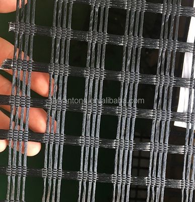 Estilo de diseño chino Estándar ISO de 50kn Geogrid de fibra de vidrio de vidrio para la construcción de carreteras