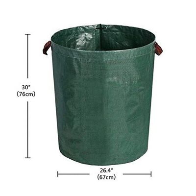 Saco de almacenamiento de residuos de jardín de hojas de 72 galones de capacidad La solución de compostaje ecológica