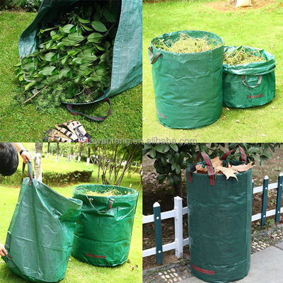 Saco de almacenamiento de residuos de jardín de hojas de 72 galones de capacidad La solución de compostaje ecológica