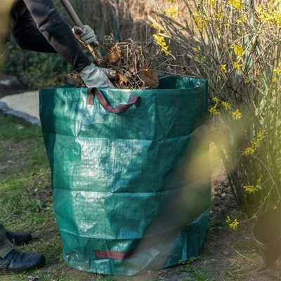 Saco de almacenamiento de residuos de jardín de hojas de 72 galones de capacidad La solución de compostaje ecológica