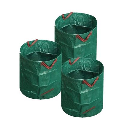 Bolsas plegables para residuos de jardín Residuos pesados de césped piscina patio Bolsa de hojas temporada invierno