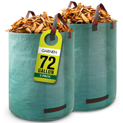 Bolsas plegables para residuos de jardín Residuos pesados de césped piscina patio Bolsa de hojas temporada invierno