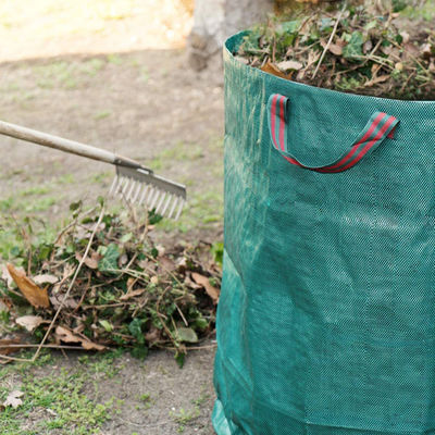 Bolsas plegables para residuos de jardín Residuos pesados de césped piscina patio Bolsa de hojas temporada invierno