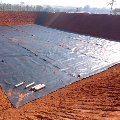 Liner de geomembrana 100% virgen de HDPE LLDPE para acuicultura y piscifactoría con un grosor de 0,5 mm