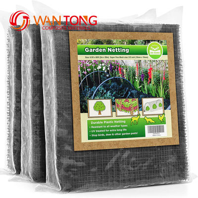 Cuadrícula antipájaro de plástico extrudido de color HDPE PP con malla de 2 cm