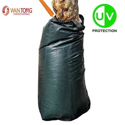 20 galones de bolsa de riego de árboles PE con cremallera Solución de riego por goteo ecológica