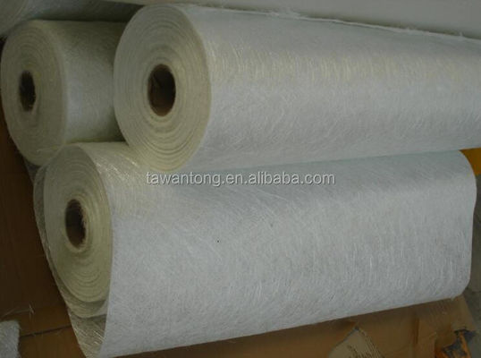 E-Vídeo Jushi Fibra de vidrio triturado de la hebra de la alfombra 300gsm 450gsm con suavidad media Blanco