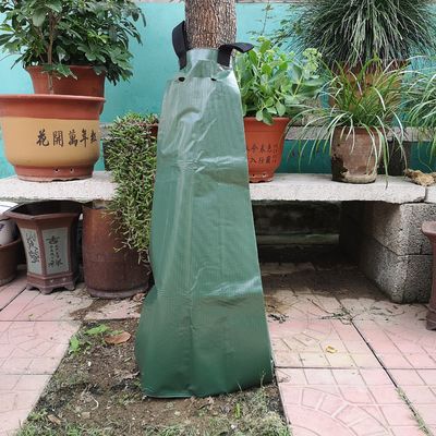 PE revestimiento de malla de PVC lonas de riego por goteo en el árbol bolsa de agua 15 20 galones para el cultivo de árboles
